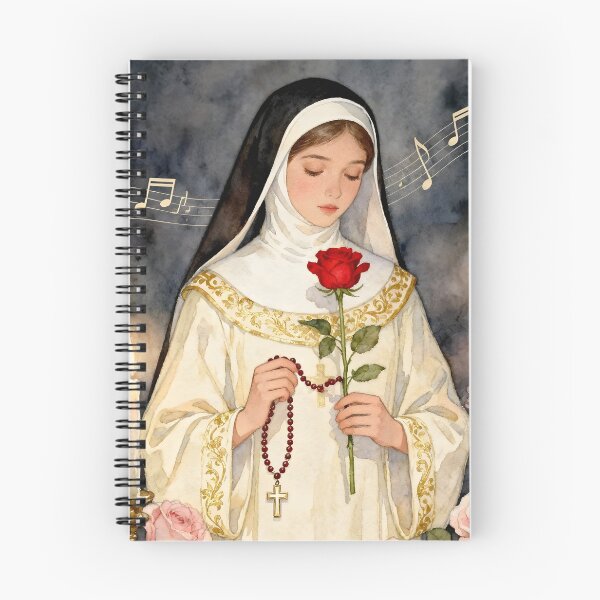Item preview, Hildegard von Bingen – The Mystic of Light and Harmony | Spiritual Art by Sonia Sarkali designed and sold by SoniaSarkali.