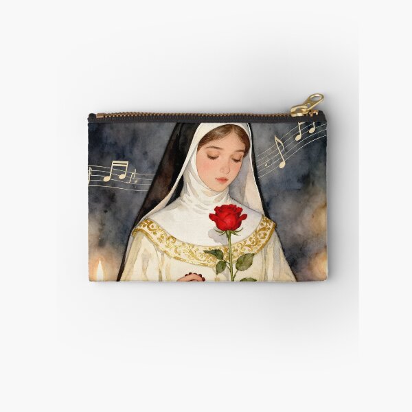 Item preview, Hildegard von Bingen – The Mystic of Light and Harmony | Spiritual Art by Sonia Sarkali designed and sold by SoniaSarkali.