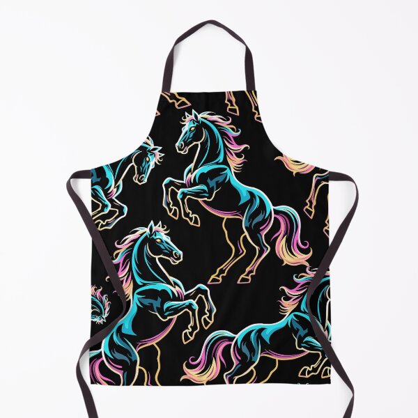Item preview, Wild Horse Neon Glitch Colors designed and sold by BluedarkArt.