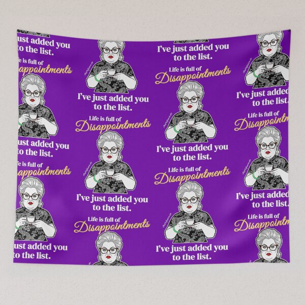 Item preview, Asian Auntie | Life is Full of Disappointments I've Just Added You to the List designed and sold by QuirkyGuacamole.