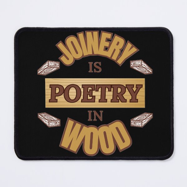 Item preview, Wood Is Poetry in Wood – Rustic Woodworking Quote for Craftsmen and Makers designed and sold by HyzoArt.