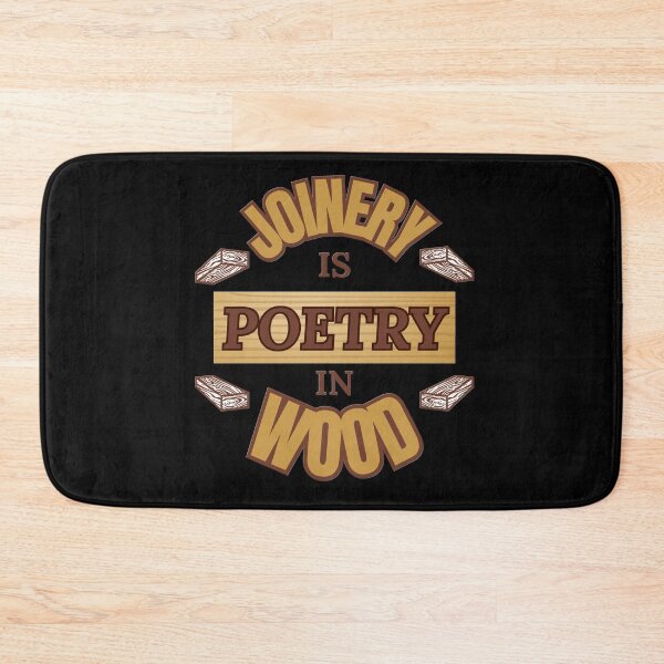 Item preview, Wood Is Poetry in Wood – Rustic Woodworking Quote for Craftsmen and Makers designed and sold by HyzoArt.