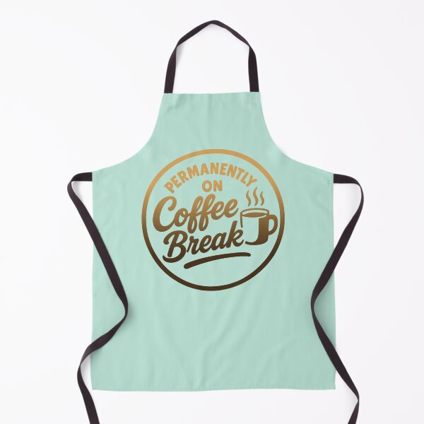 Item preview, Permanently on Coffee Break – Funny Coffee Lover Retro designed and sold by SnappyPNG.