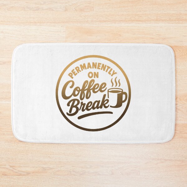 Item preview, Permanently on Coffee Break – Funny Coffee Lover Retro designed and sold by SnappyPNG.