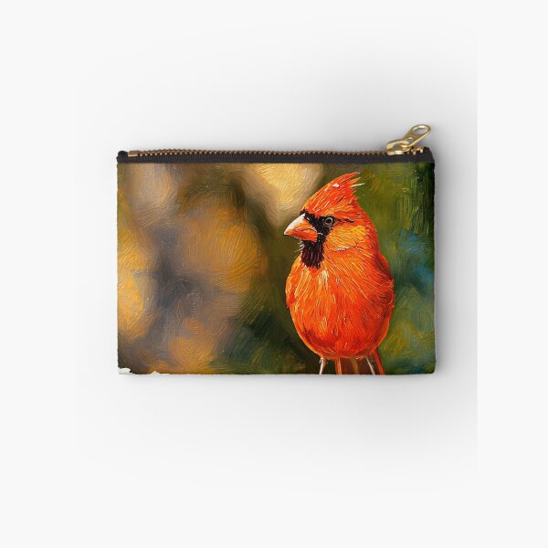 Item preview, Red Cardinal Oil Painting designed and sold by tomorrowsart.