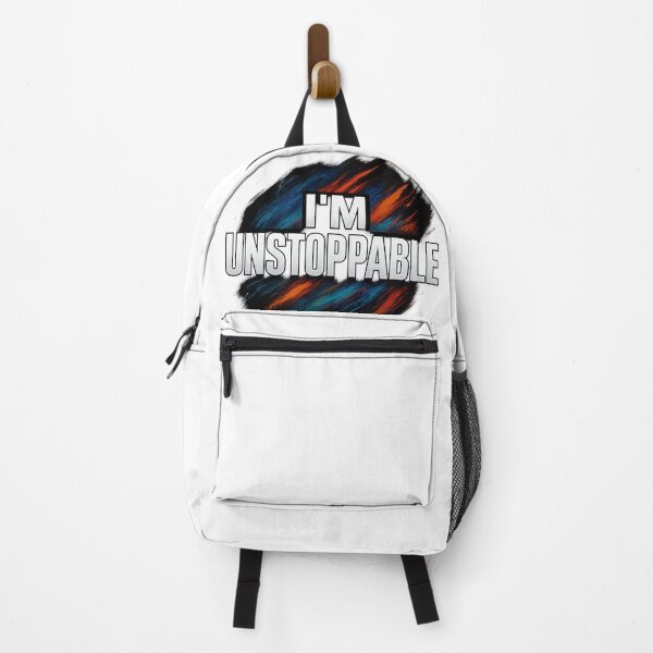 Item preview, I'm Unstoppable Motivational Typography | Bold Inspirational Quote Brush Stroke Art designed and sold by EnergyPixel.
