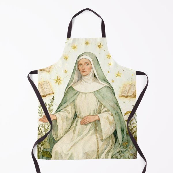 Item preview, Hildegard von Bingen – The Mystic of Light and Harmony | Spiritual Art by Sonia Sarkali designed and sold by SoniaSarkali.
