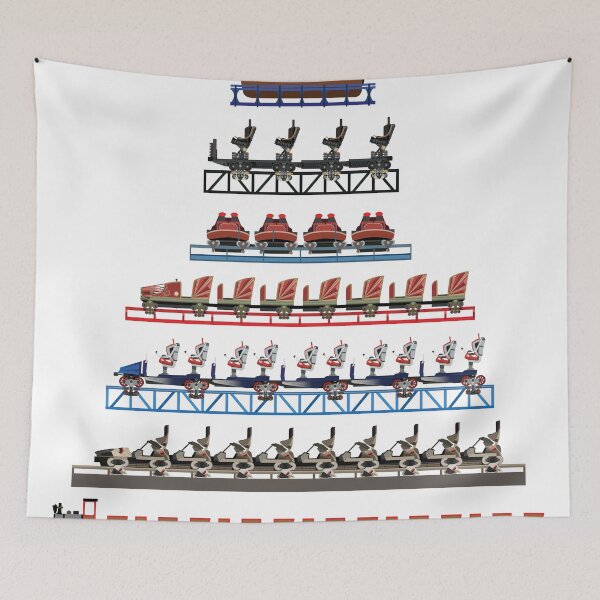 Item preview, Europa Park Coaster Trains Design 2024 - With Voltron! designed and sold by CoasterMerch.