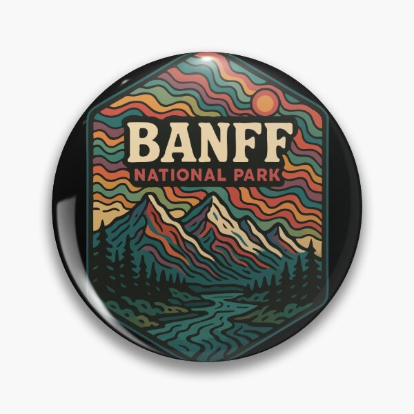 Item preview, Banff National Park Alberta Canada Trippy Art designed and sold by TomFrontierArt.
