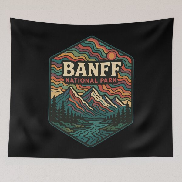 Item preview, Banff National Park Alberta Canada Trippy Art designed and sold by TomFrontierArt.