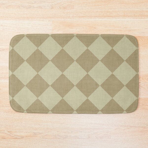 Item preview, Textured Diamond Check - Mocha Brown designed and sold by QuestingPixel.