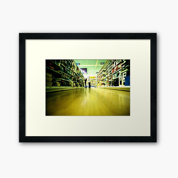 Tesco at 5 a.m. Framed Art Print