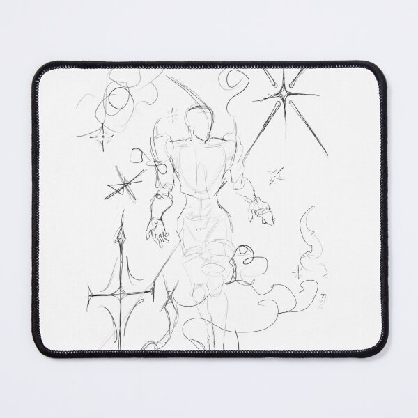 Item preview, Hand draw character sketch w/ “holy ground” designed and sold by KatannDrz.