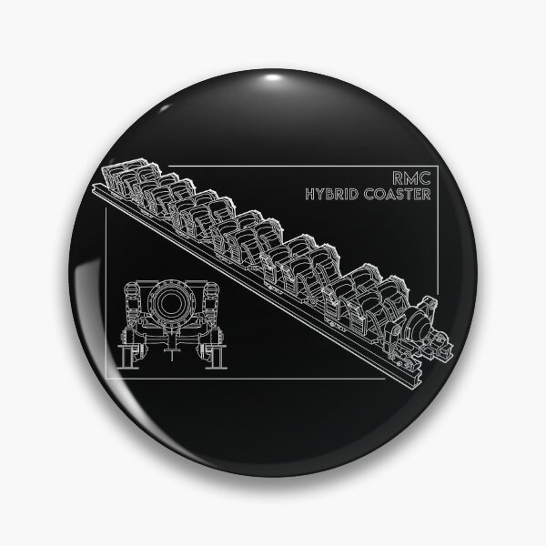 Item preview, RMC Hybrid Coaster Blueprint Design designed and sold by CoasterMerch.