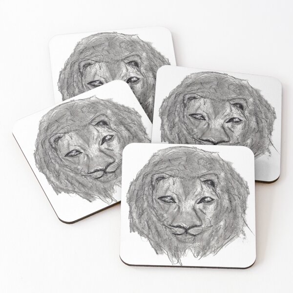 Item preview, Graphite Lions Head  designed and sold by designbywhacky.