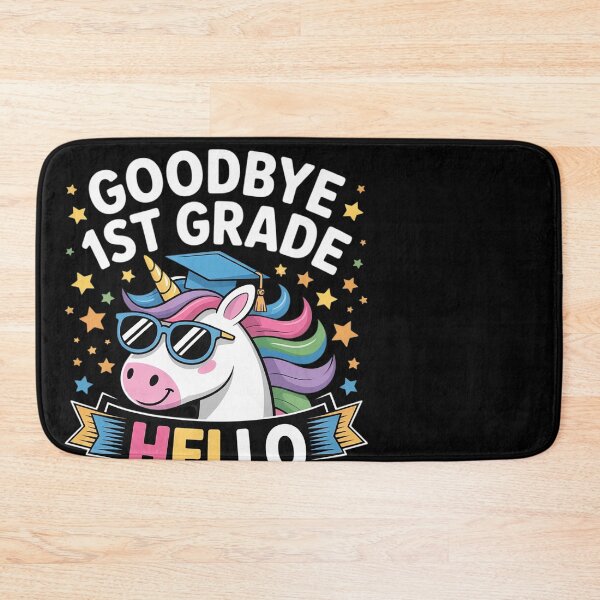 Item preview, Cute Unicorn Goodbye 1st Grade Hello 2nd Grade Girls Kids designed and sold by MonsterBuddiess.