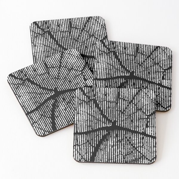 Item preview, Black & White Halftone Tree Trunk — Organic Structure designed and sold by Lumbra by Pellas.