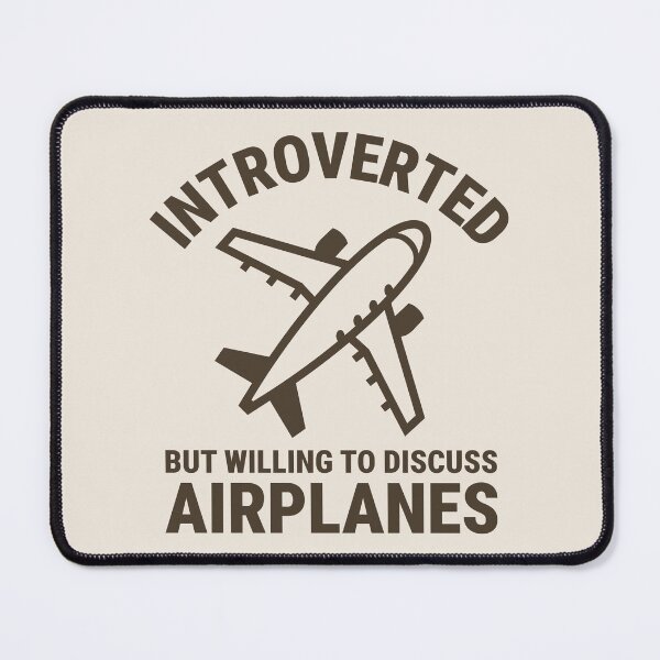 Item preview, Introverted But Willing To Discuss Airplanes Aviation Lover designed and sold by KLArtzStore.