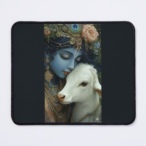 Item preview, krishna with calf designed and sold by ritusdesigns.