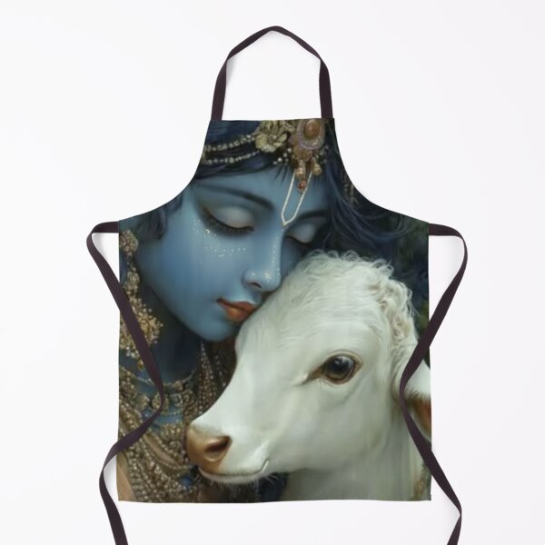 Item preview, krishna with calf designed and sold by ritusdesigns.
