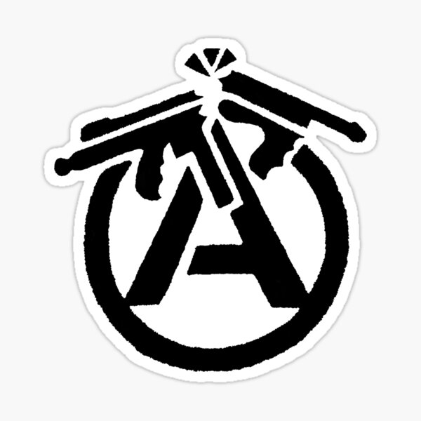 Anarchy and Peace Sticker