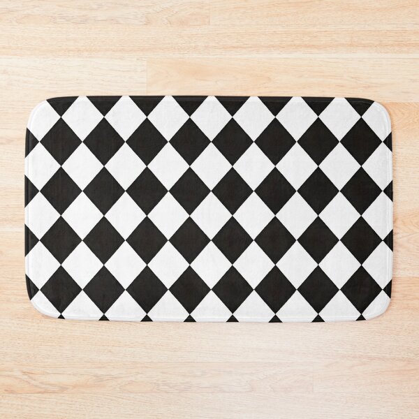 Item preview, Minimalist Black and White Checkerboard Pattern designed and sold by PandaTShirtShop.