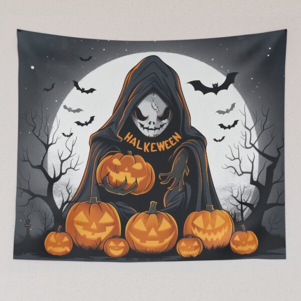 Item preview, Funny Grim Reaper Pumpkin Halloween Design designed and sold by funiSockel.