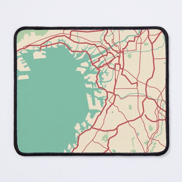 Item preview, Osaka Map (Japan) designed and sold by MapsByLeo.