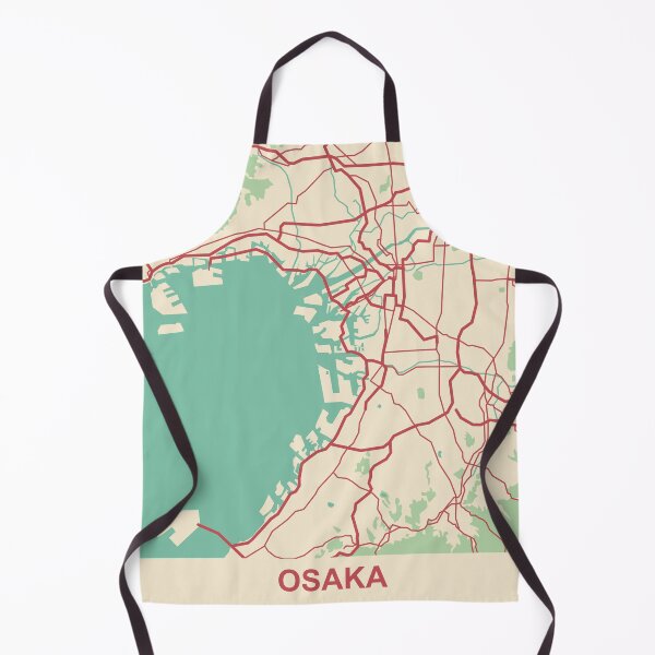 Item preview, Osaka Map (Japan) designed and sold by MapsByLeo.