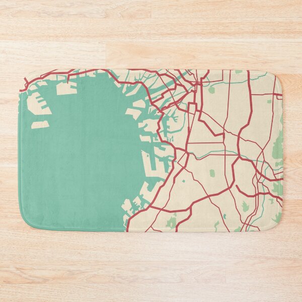Item preview, Osaka Map (Japan) designed and sold by MapsByLeo.