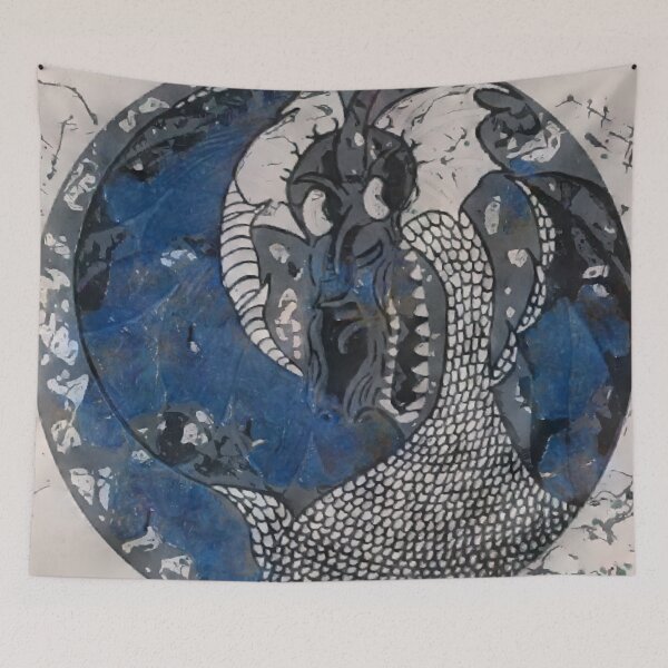 Item preview, Dragon in the Sky XVII designed and sold by Gluecknika.