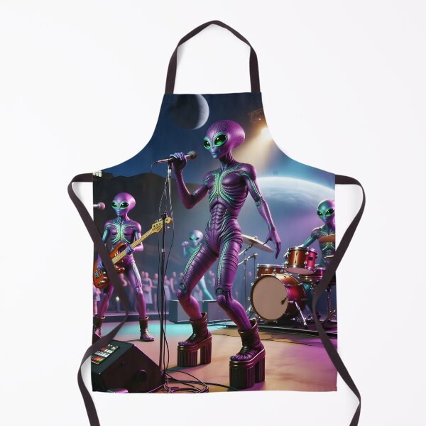 Item preview, Alien Band Performing on Stage designed and sold by Roanemermaid.