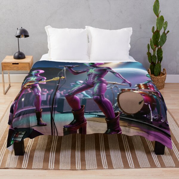 Item preview, Alien Band Performing on Stage designed and sold by Roanemermaid.