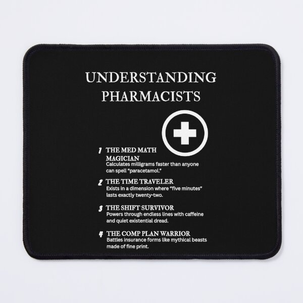 Item preview, Understanding Pharmacists – The Real Reason Healthcare Still Works (Barely) – Black designed and sold by PsyFlow35.