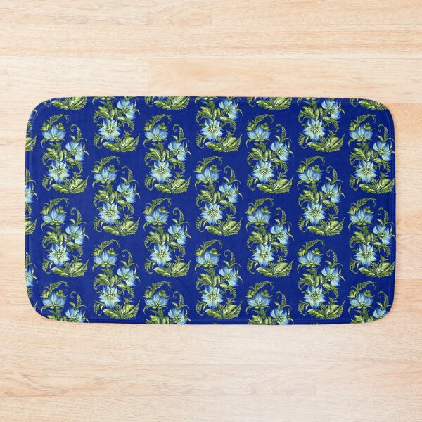 Item preview, Blue flowers of Ukraine in Petrykivka style, author's drawing, blue branch designed and sold by Sunflower-7.
