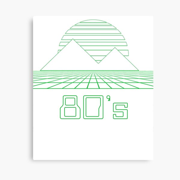 Synthwave, Retrowave Design For The Eighties Music Lovers Canvas Print