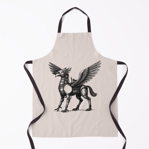 Item preview, The Steam Hippogriff – Winged Mechanical Creature | Victorian Fantasy Art designed and sold by Tattee.