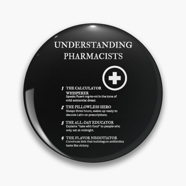 Item preview, Understanding Pharmacists – Turning Confusion Into Clarity, One Refill at a Time – Black designed and sold by PsyFlow35.