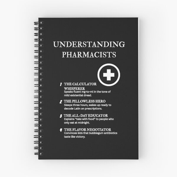 Item preview, Understanding Pharmacists – Turning Confusion Into Clarity, One Refill at a Time – Black designed and sold by PsyFlow35.