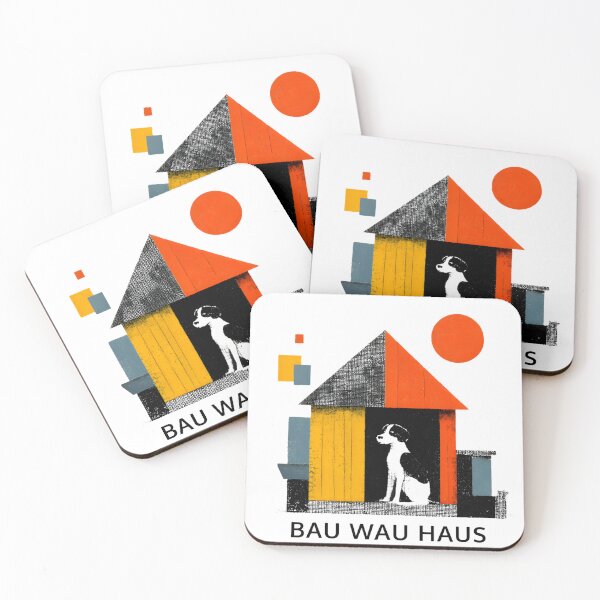 Item preview, Bau Wau House Bauhaus Architecture Funny Design designed and sold by ambystomatees.