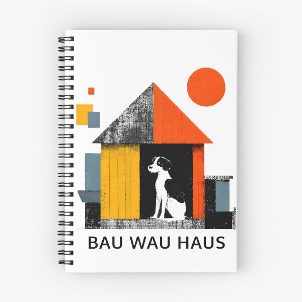 Item preview, Bau Wau House Bauhaus Architecture Funny Design designed and sold by ambystomatees.