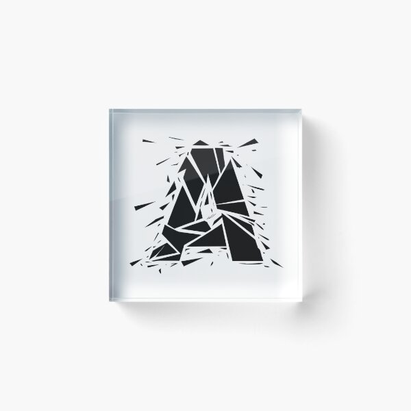 Item preview, Cracked Stone Letter A - Distressed Grunge Style designed and sold by uncoXab.