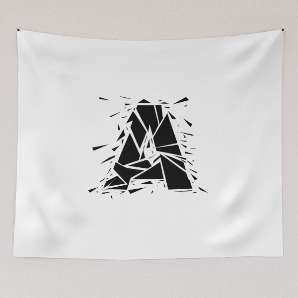 Item preview, Cracked Stone Letter A - Distressed Grunge Style designed and sold by uncoXab.