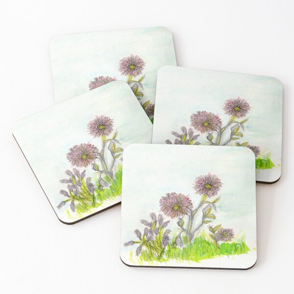 Item preview, Watercolour and Graphite Flowers  designed and sold by designbywhacky.