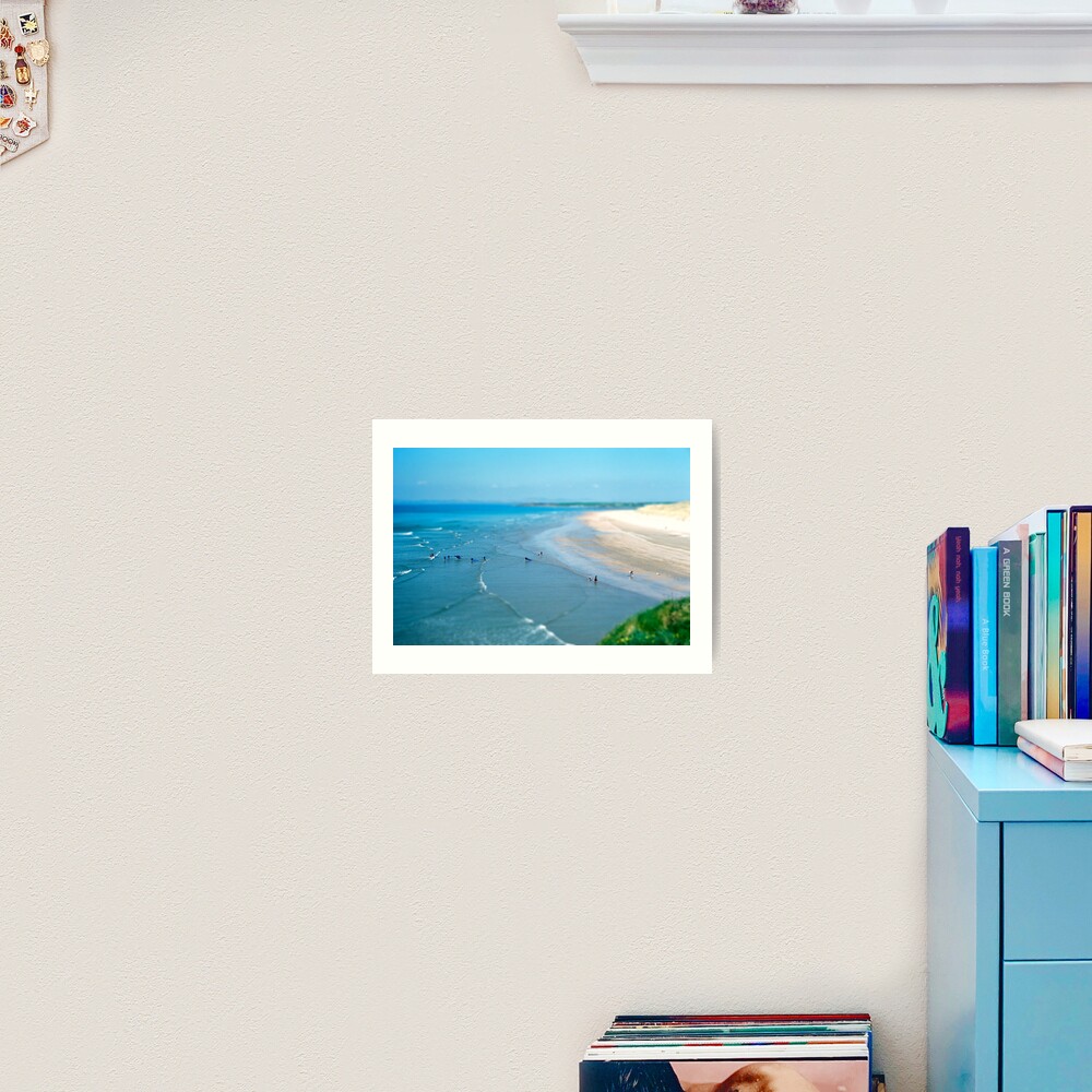Tullan Strand Tilt-Shift Art Print