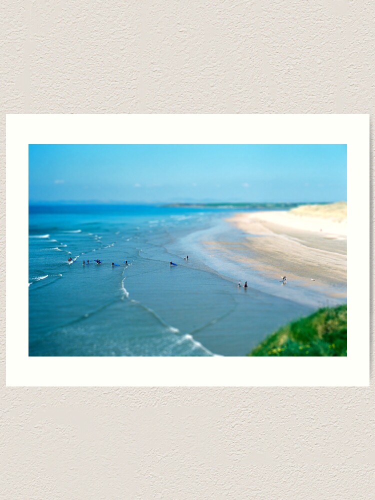 Alternate view of Tullan Strand Tilt-Shift Art Print