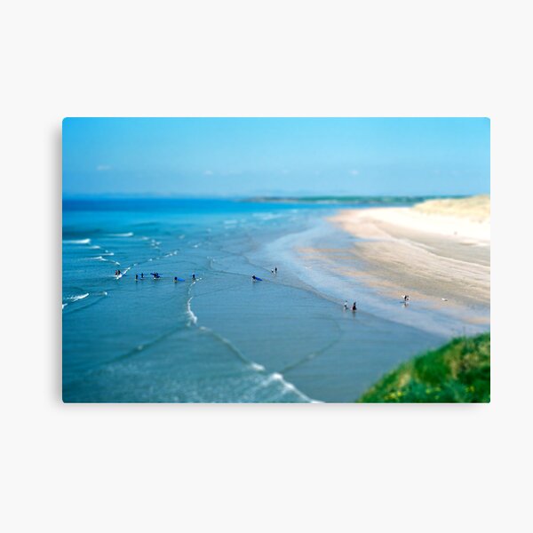 Tullan Strand Tilt-Shift Canvas Print
