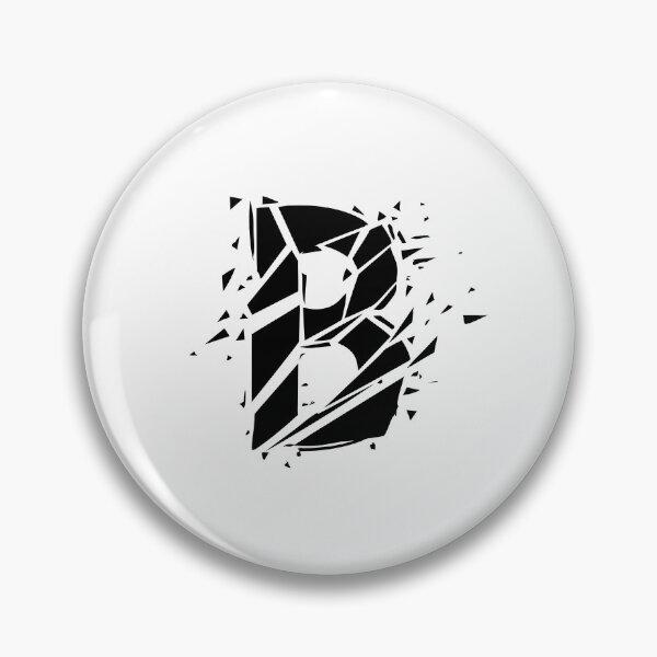 Item preview, Cracked Stone Letter B - Distressed Grunge Style designed and sold by uncoXab.