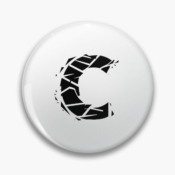 Item preview, Cracked Stone Letter C - Distressed Grunge Style designed and sold by uncoXab.
