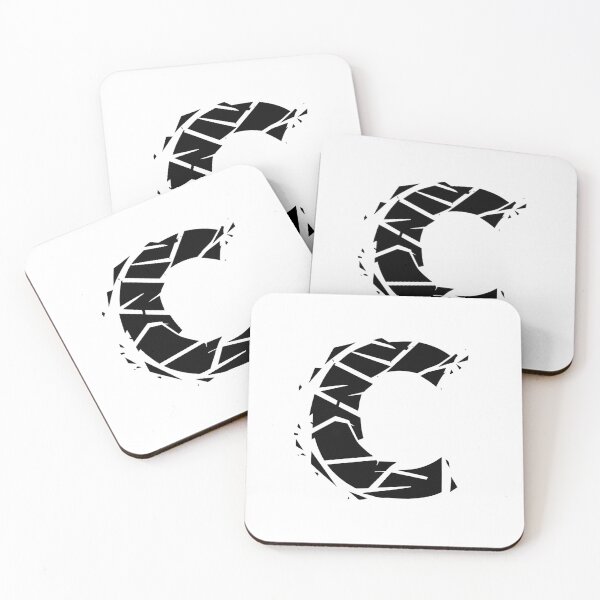 Item preview, Cracked Stone Letter C - Distressed Grunge Style designed and sold by uncoXab.